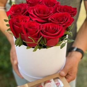 Цветы в коробке №589