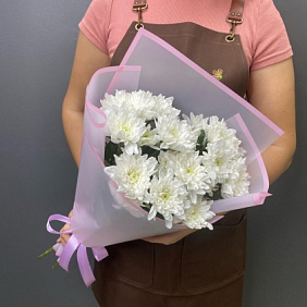 Букет 3 хризантемы