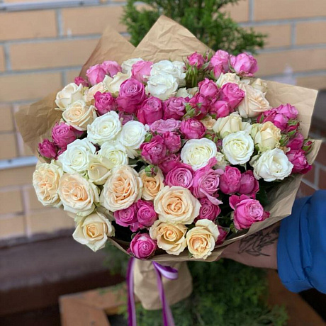 Букет цветов Яркий вечер - Фото 1