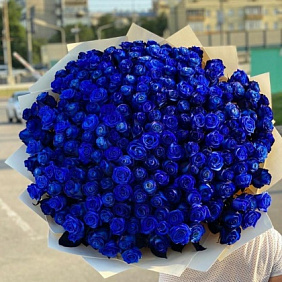 Синие розы №160
