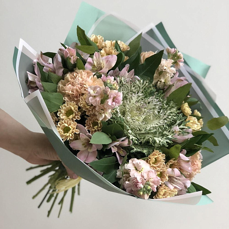 Букет цветов Пастель №161 - Фото 1