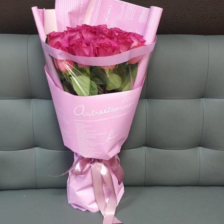 Ароматный букет из 21 розы - Фото 1