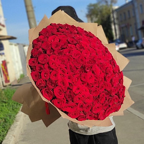 Букет из 101 розы №182