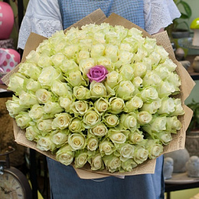 Букет из 101 розы №186