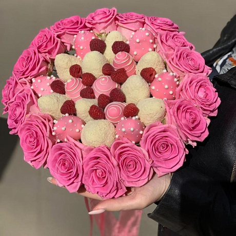 Букет цветов Розовая пантер - Фото 1