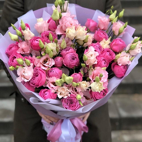 Букет цветов Летний вечер №163 - Фото 1