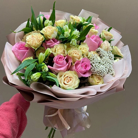 Букет цветов Воздушный поцелуй №167 - Фото 1