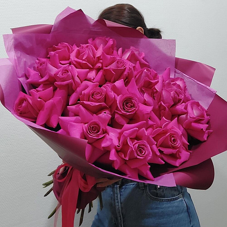 Букет Малиновый Закат №160 - Фото 1