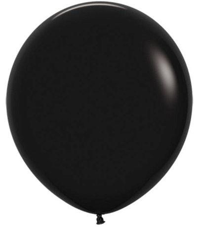 Большой черный шар - 76 см. - Фото 1