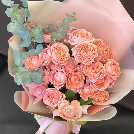 Букет Пионовидная Джульетта №162 - Фото 1