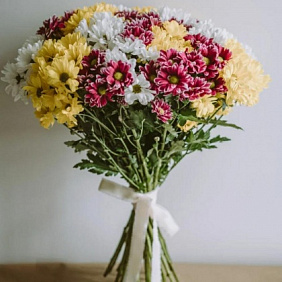 Букет цветов "Яркая клумба"