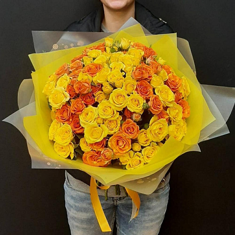 Букет цветов Солнечное Облако №161 - Фото 1