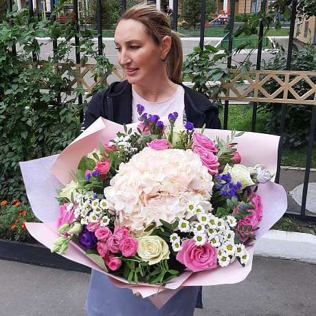 Букет цветов Римские каникулы - Фото 1