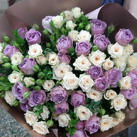 Букет из кустовых роз №192 - Фото 1