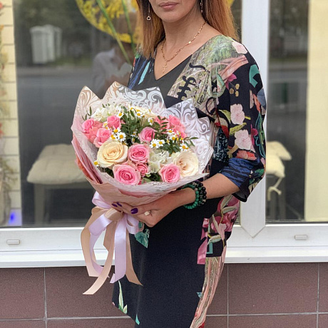 Букет цветов Романтика №174 - Фото 1