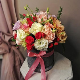 цветы в коробке "Воспоминание"