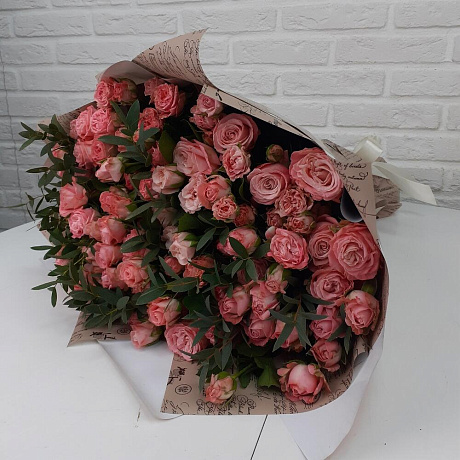 Букет цветов Леди Бомбастик №160 - Фото 1