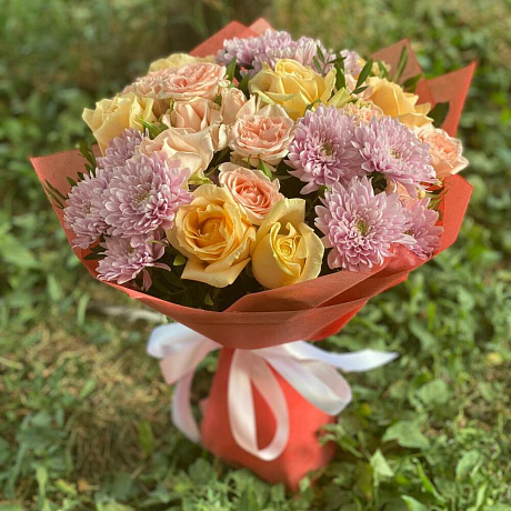 Букет цветов Доброе утро №176 - Фото 1