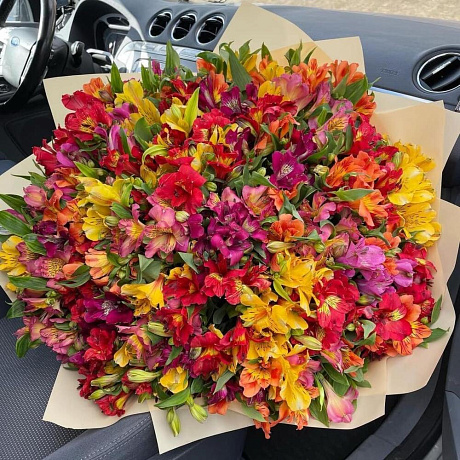 Букет из Альстромерий №166 - Фото 1