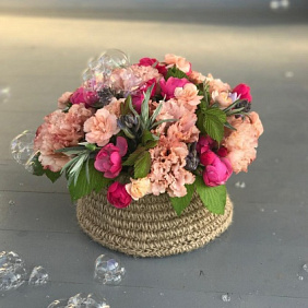 Букет цветов "Яркая штучка"