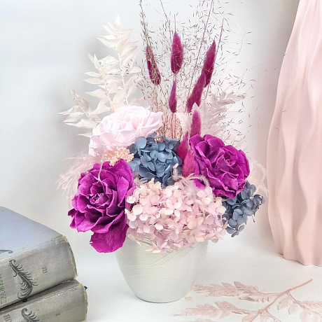 Букет цветов Бордо №161 - Фото 1