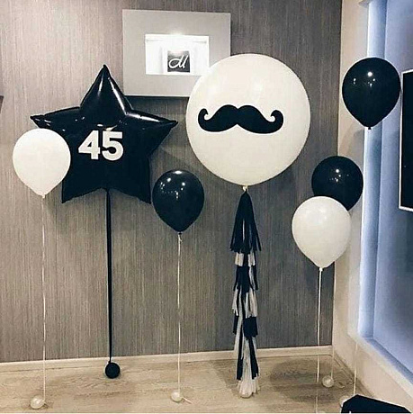 Композиция из шаров Усач - Фото 1