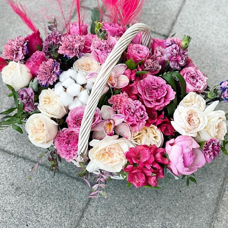 Корзина цветов №178 - Фото 1