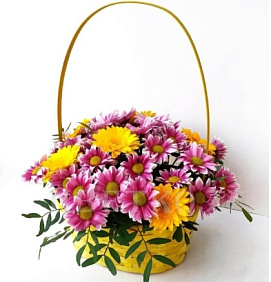 Корзина цветов "1 сентября"