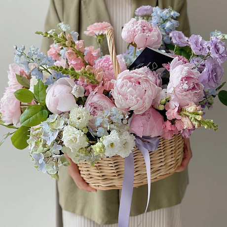 Корзина с цветами Luxury Flowers Летнее настроение - Фото 1