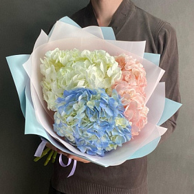 Букет из гортензии (3шт) №160