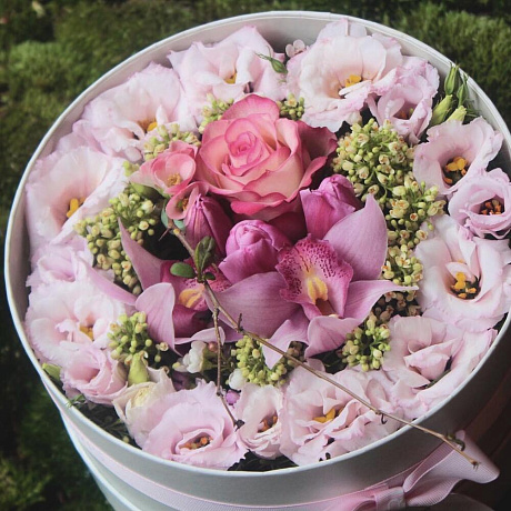Букет цветов Розовый рай №164 - Фото 1