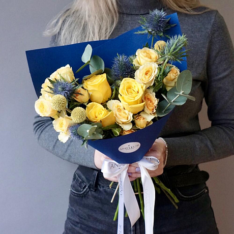 Букет Солнце Сицилии (Размер S) - Фото 1