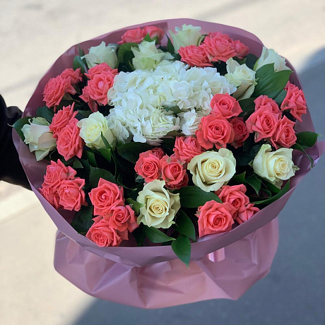 Букет из гортензии №184 - Фото 1