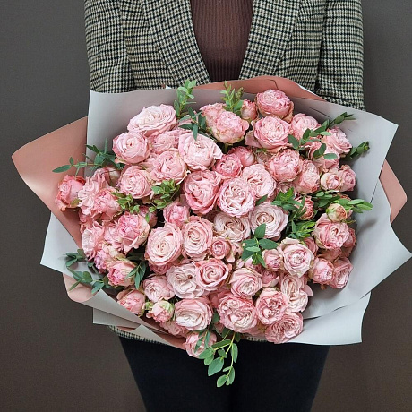 Букет из Пионовидных роз №180 - Фото 1