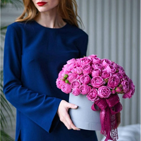 Коробочка из роз Баблс