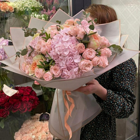 Авторский букет цветов № 206 - Фото 1