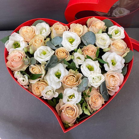 Букет из роз Сердце №167 - Фото 1