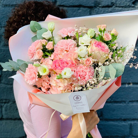 Букет цветов Розовый фламинго №174 - Фото 1