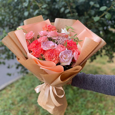 Букет цветов Нежные чувства №170 - Фото 1