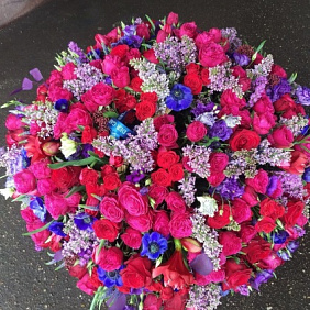 Букет цветов "Яркие чувства" №164