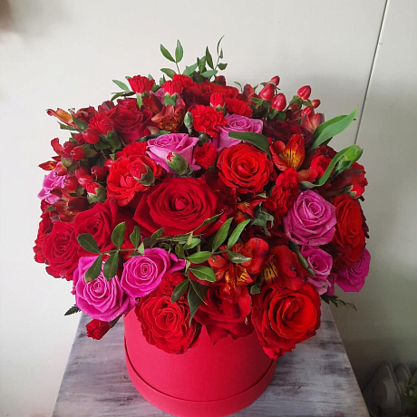 Цветы в коробке №364 - Фото 1