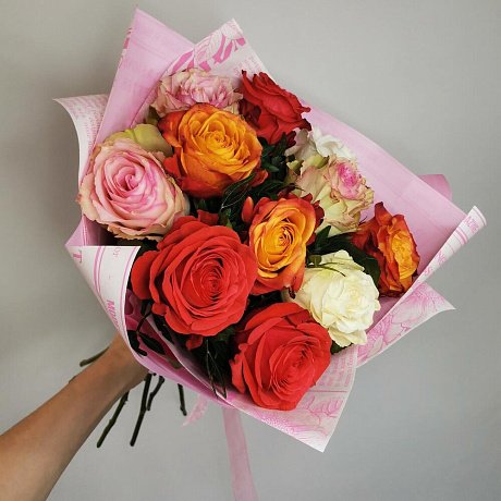 Букет из 11 роз микс №160 - Фото 1