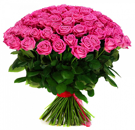 Букет из 101 розы Романтика - Фото 1