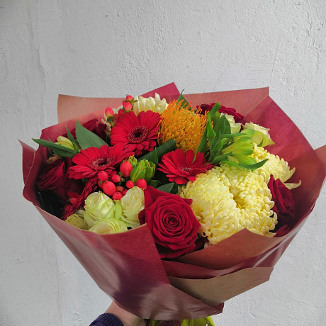 Букет цветов с любовью №212 - Фото 1