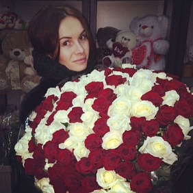 101 красно-белая / 101 red and white