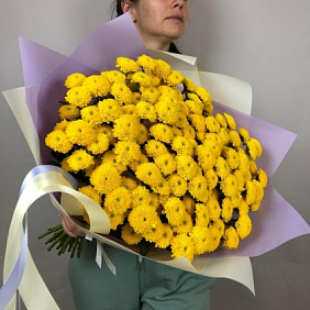 Солнечные хризантемы