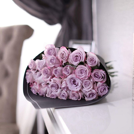 Букет из 25 роз Purple - Фото 1