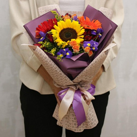 Букет цветов Багряный лес