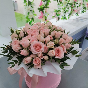 Цветы в коробке №802