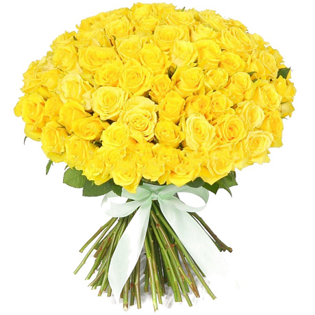 Букет 101 Желтая Роза №165 - Фото 1